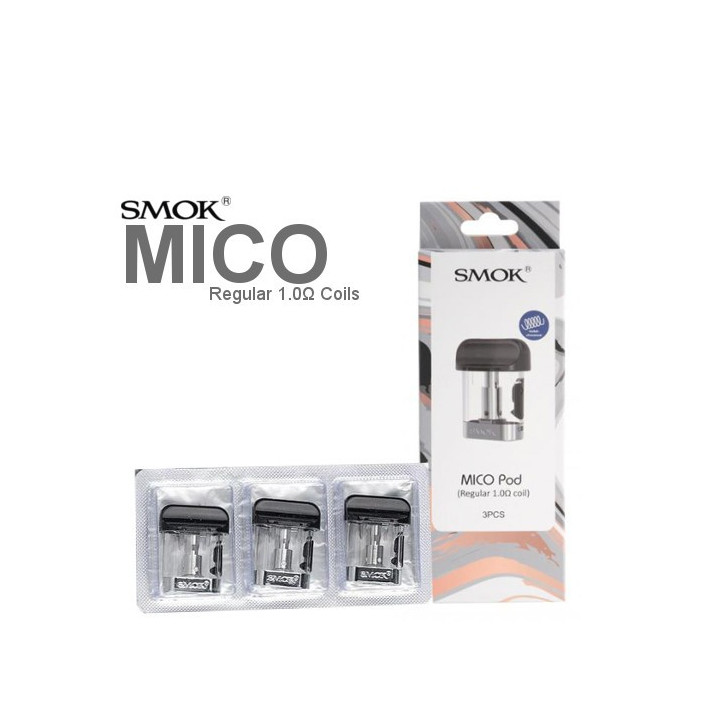 Pod Smok Mico Regular 1.0ohm coil 3/Pack
