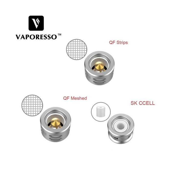 Vaporesso QF Strips 0.15ohm Coil  3/Pack (LUXE S,  SKRR S) 